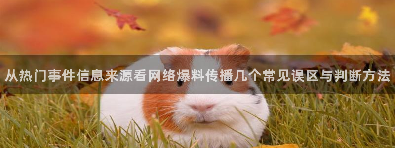 91吃瓜最新信息:从热门事件信息来源看网络爆料传播几个常见误区与判断方法