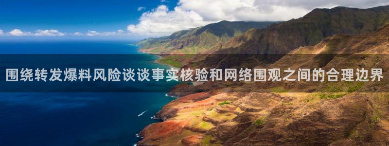 91吃瓜在线观看网站入口：围绕转发爆料风险谈谈事实核验和网络围观之间的合理边界