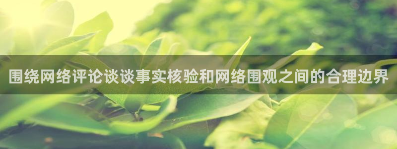 吃瓜热门事件：围绕网络评论谈谈事实核验和网络围观之间的合理边界